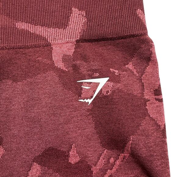 Gymshark Adapt Camo Seamless Stretch Athletic Workout Bike Shorts Women's Small - Picture 4 of 6